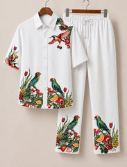 Men’s Tropical Parrot Co-Ord Set