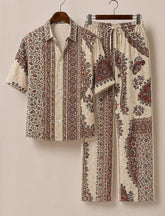 Men’s Royal Paisley Elegance Co-Ord Set