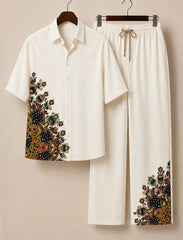 Men’s Regal Mosaic Art Co-Ord Set