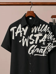 Men’s Stay Wild Graphic Co-Ord Set