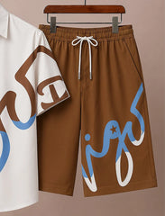 Men’s Modern Graffiti Co-Ord Set