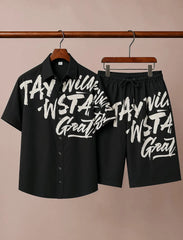 Men’s Stay Wild Graphic Co-Ord Set