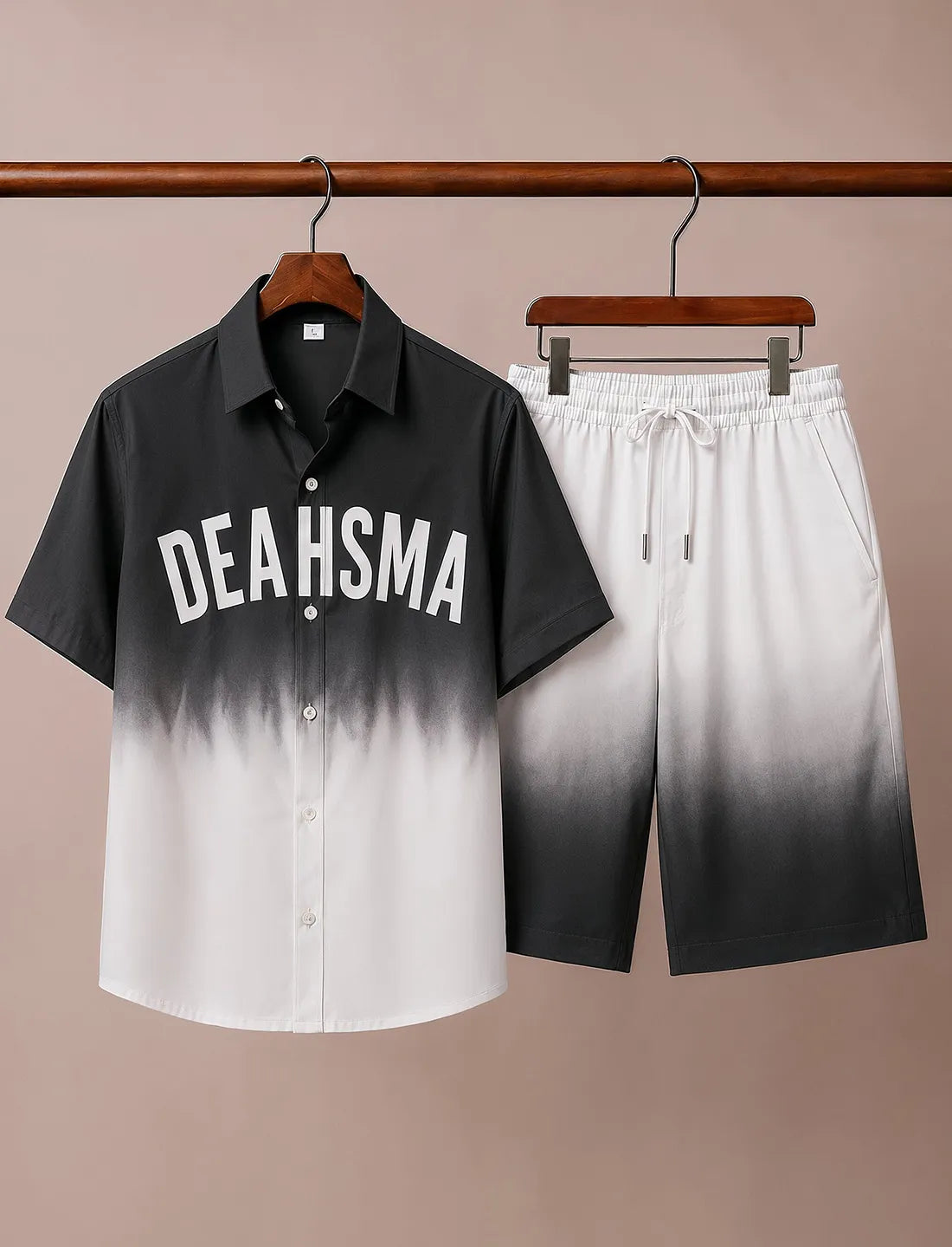 Men’s Black Mist Co-Ord Set