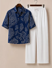 Men’s Classic Bandana Print Co-Ord Set