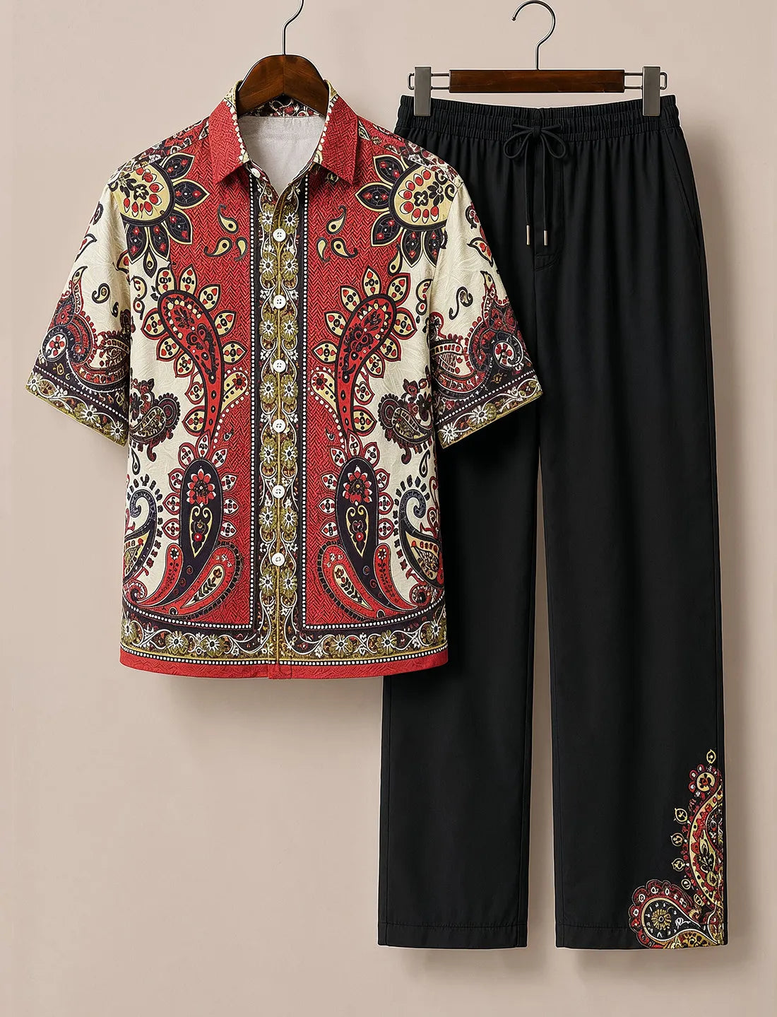 Men’s Royal Paisley Heritage Co-Ord Set