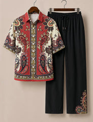 Men’s Royal Paisley Heritage Co-Ord Set