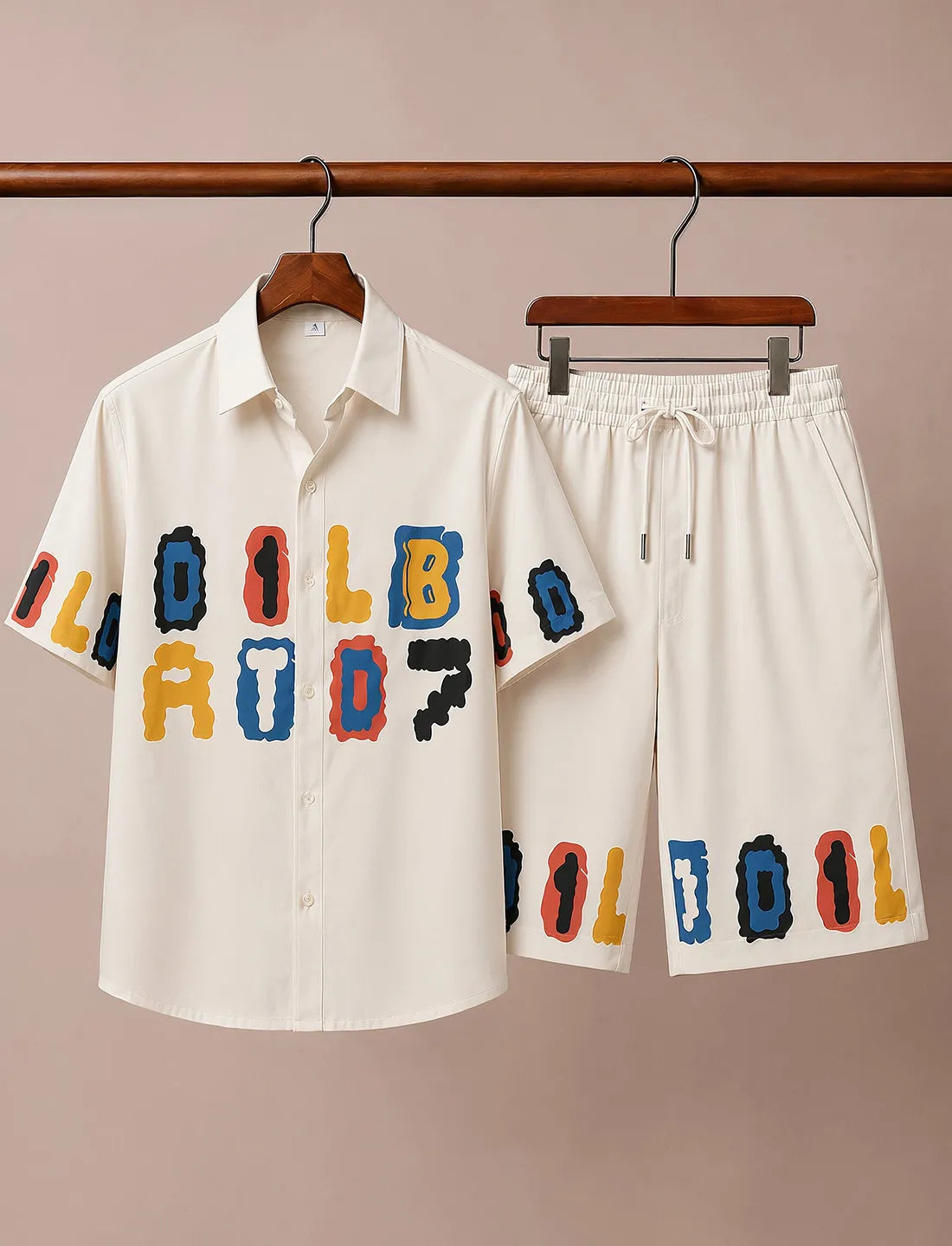 Men’s Color Pop Graphic Co-Ord Set