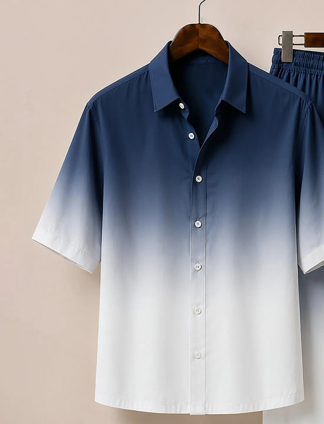 Men’s Blue Horizon Gradient Co-Ord Set