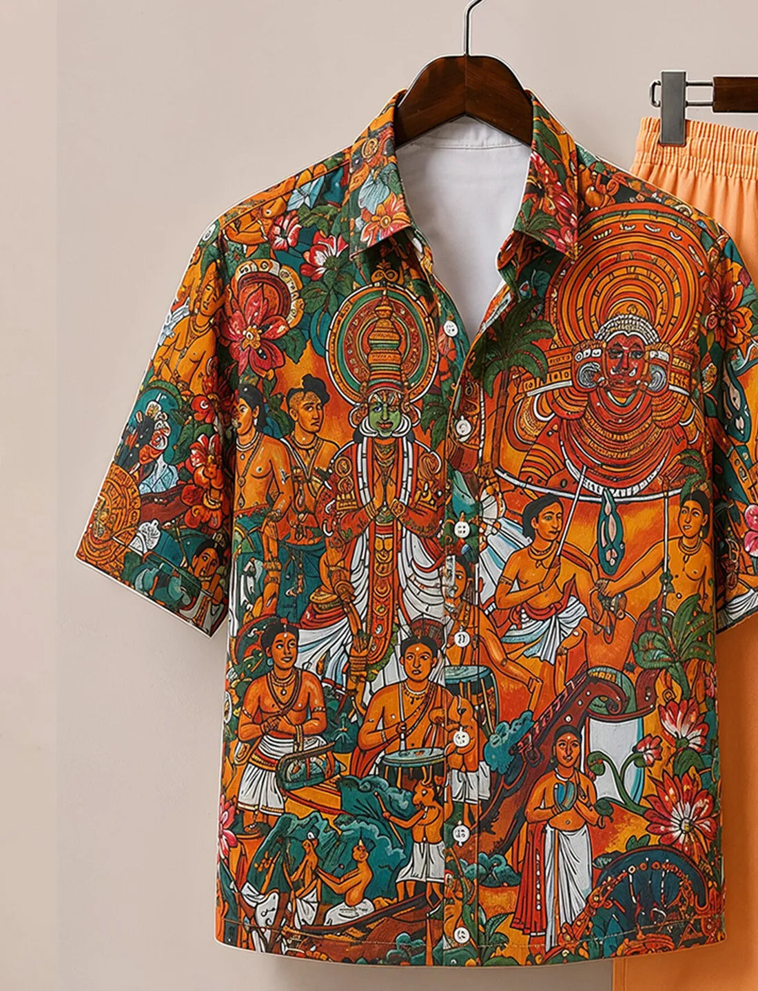Men’s Kerala Mural Heritage Co-Ord Set