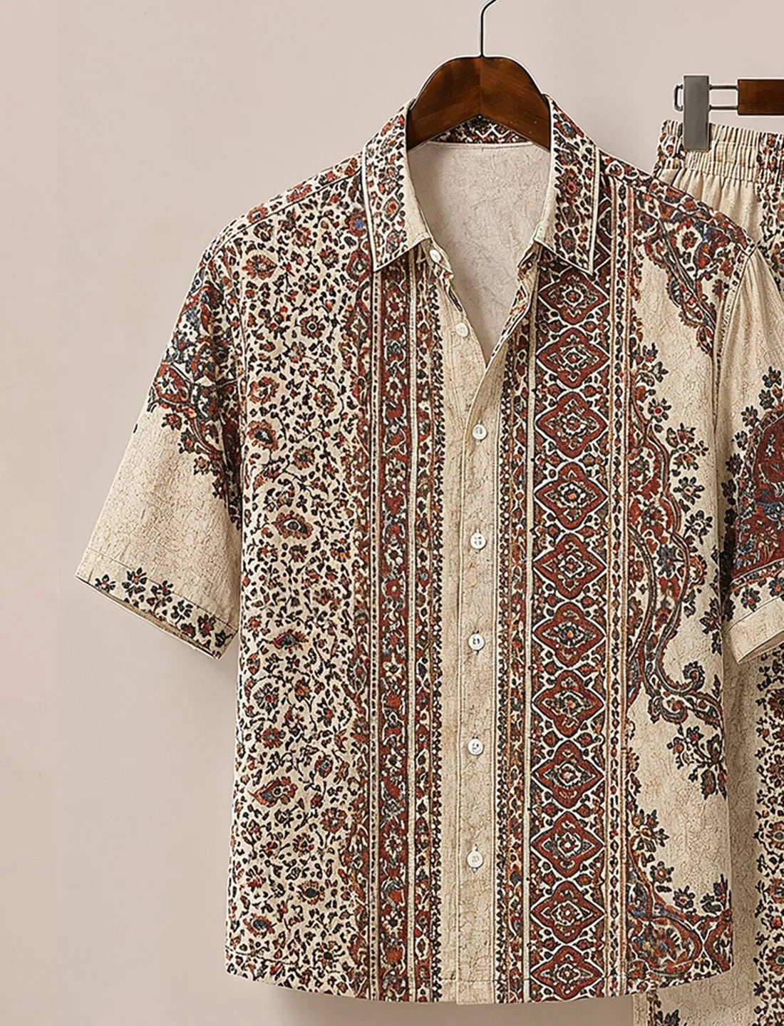Men’s Royal Paisley Elegance Co-Ord Set