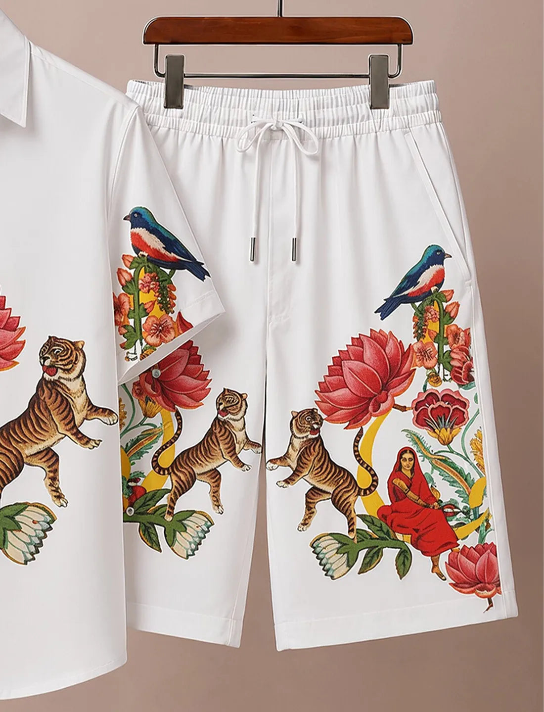 Royal Lotus Graphic Co-Ord Set