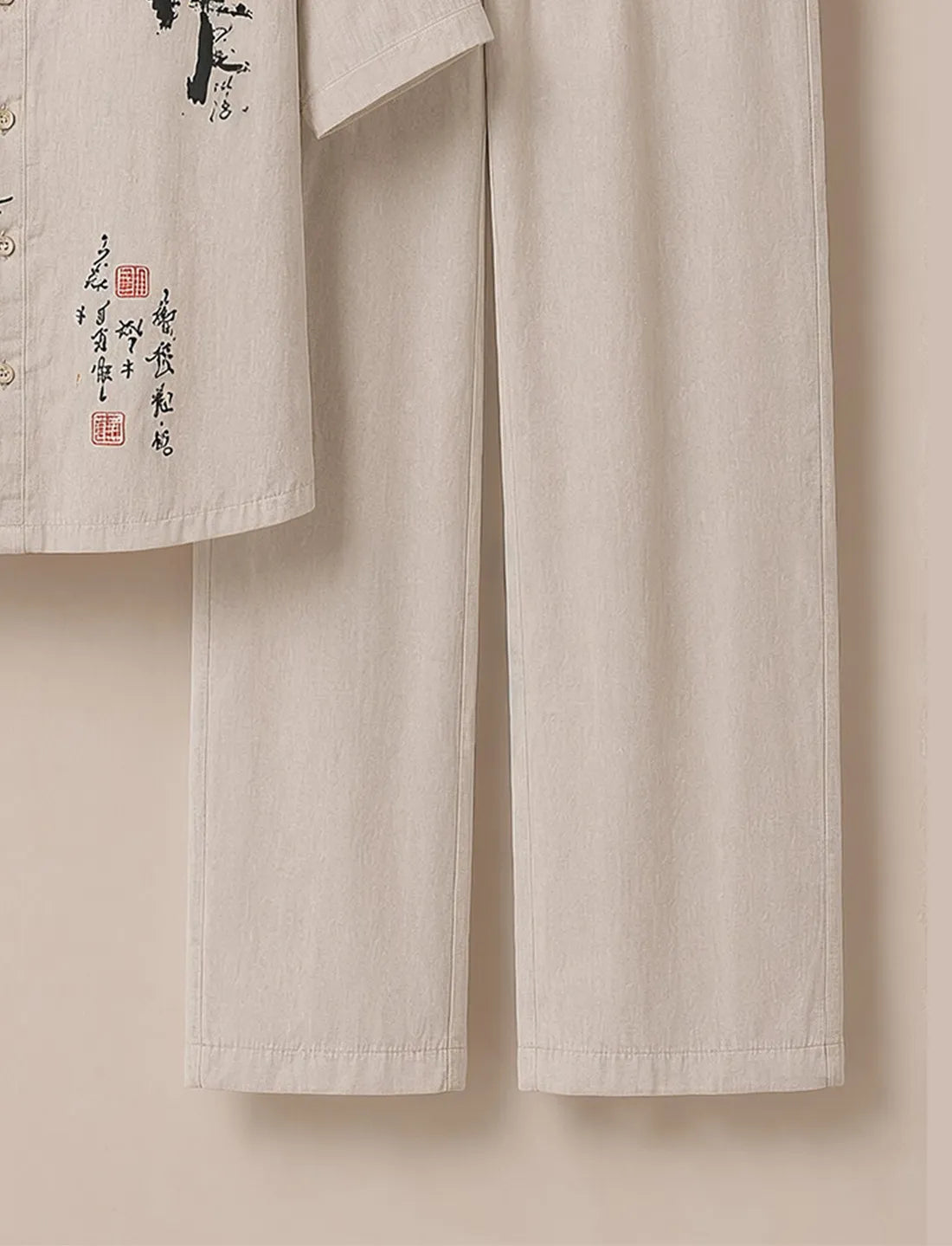 Men’s Japanese Ink Art Co-Ord Set