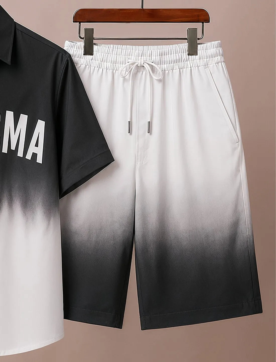 Men’s Black Mist Co-Ord Set
