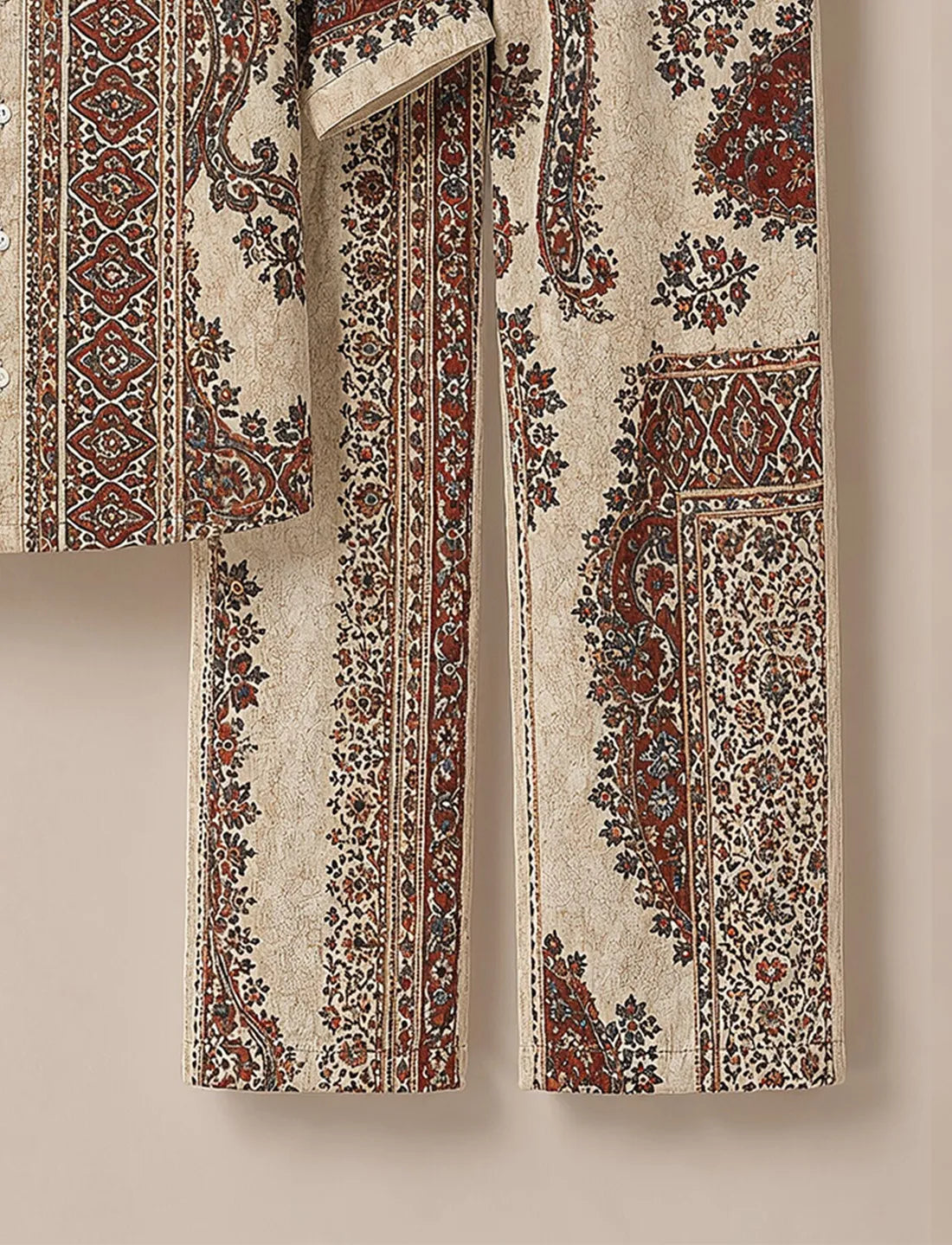 Men’s Royal Paisley Elegance Co-Ord Set