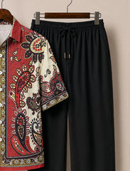 Men’s Royal Paisley Heritage Co-Ord Set