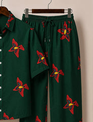 Men’s Floral Ember Co-Ord Set