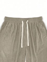 Camel Korean Casual Regular Fit Corduroy Trouser
