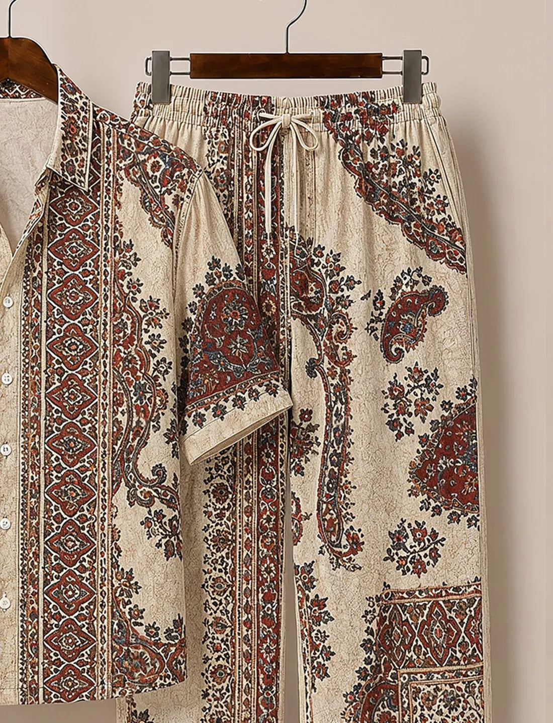 Men’s Royal Paisley Elegance Co-Ord Set